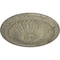 Ekena Millwork Alexa Ceiling Medallion (Fits Canopies up to 3"), Hand-Painted Castle Stone Crackle, 15"OD x 1 3/4"P CM14AXCSC - alternate 2